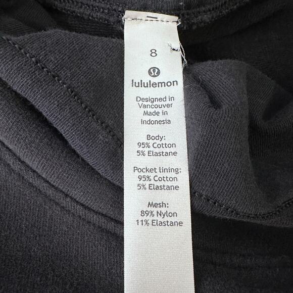 Lululemon Go Forward Pullover Sweatshirt Women’s 8 Black Long Sleeve Funnel Neck - Picture 6 of 10